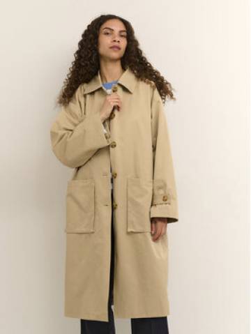Karen by Simonsen Тренч Groovy 10104272 Бежевий Casual Fit Karen by Simonsen Тренч Groovy 10104272 Бежевий Casual Fit