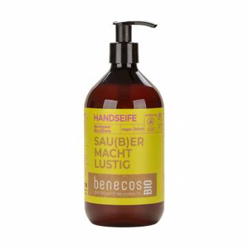 Жидкое мыло для рук Benecos Hand Soap, Organic Ginger & Lemon, 500 мл