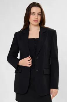 Женский черный жакет Черный 38 HUGO 50554471;001