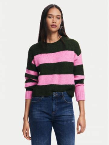 Desigual Светр Hamilton 24WWJF30 Рожевий Regular Fit Desigual Светр Hamilton 24WWJF30 Рожевий Regular Fit