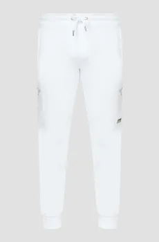 Мужские белые спортивные брюки Белый S Karl Lagerfeld 532900.705031;10