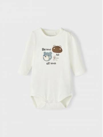 NAME IT Боді 13219488 Білий Regular Fit NAME IT Боді 13219488 Білий Regular Fit