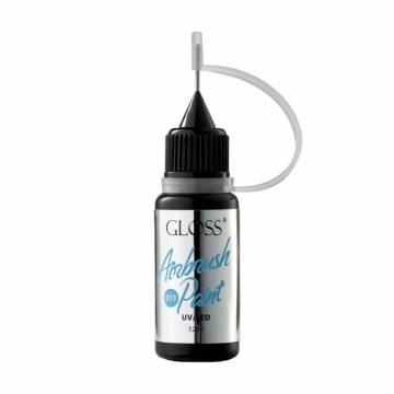 Краска для аэрографа Gloss Airbrush Paint UV/LED 019, 12 мл Краска для аэрографа Gloss Airbrush Paint UV/LED 019, 12 мл