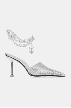 Кожаные шлепанцы Naked Wolfe Chromed