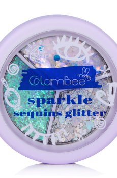 Уценка! Глиттер для лица GlamBee Sparkle Трио тон 01, 1.5 г
