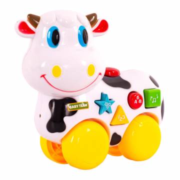 Каталка Baby Team Корова українською (8641) Каталка Baby Team Корова українською (8641)