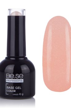 Уценка! Базовое покрытие для гель-лака Be.Se professional Base Gel Coat Color Sparkle 03, 10 г