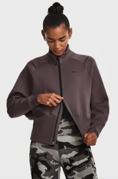 Женская серая спортивная кофта Unstoppable Flc Novelty FZ Серый L Under Armour 1379836-057