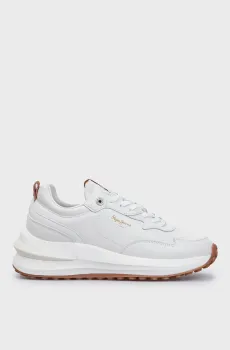 Женские белые кожаные кроссовки WINSLOW ACTION Белый 40 Pepe Jeans PLS60014