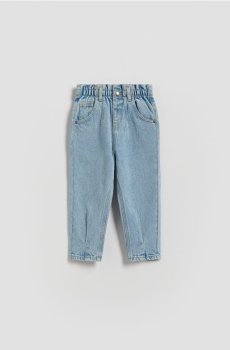 Reserved - Джинси paperbag - синій - 348HN-50J