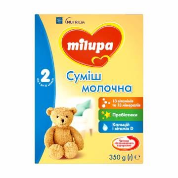 Детская сухая молочная смесь Milupa 2, от 6 до 12 месяцев, 350 г Детская сухая молочная смесь Milupa 2, от 6 до 12 месяцев, 350 г