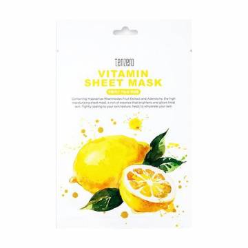 Тканевая маска для лица Tenzero Vitamin Sheet Mask, 25 мл Тканевая маска для лица Tenzero Vitamin Sheet Mask, 25 мл