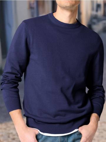 MEN`S SWEATER - темно-синій MEN`S SWEATER - темно-синій