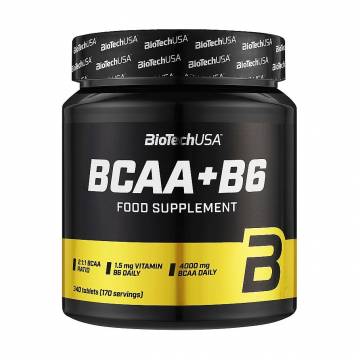 Аминокислота и витамин B6 BioTech USA BCAA + B6, 340 таблеток