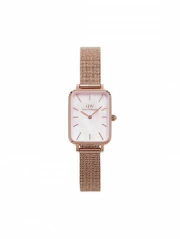 Daniel Wellington Годинник Quadro Pressed DW00100510 Золотий Daniel Wellington Годинник Quadro Pressed DW00100510 Золотий