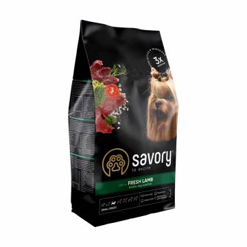 Сухой корм для собак малых пород Savory Small Breeds Fresh Lamb со свежим мясом ягненка, 3 кг Сухой корм для собак малых пород Savory Small Breeds Fresh Lamb со свежим мясом ягненка, 3 кг