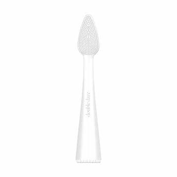 Щеточка массажная силиконовая для Т-зоны Double Dare Innovative Multi-Functional Buddy Mini, White, Белая, 1 шт Щеточка массажная силиконовая для Т-зоны Double Dare Innovative Multi-Functional Buddy Mini, White, Белая, 1 шт