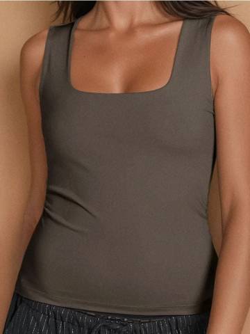 LADIES` SINGLET - темно коричневий LADIES` SINGLET - темно коричневий
