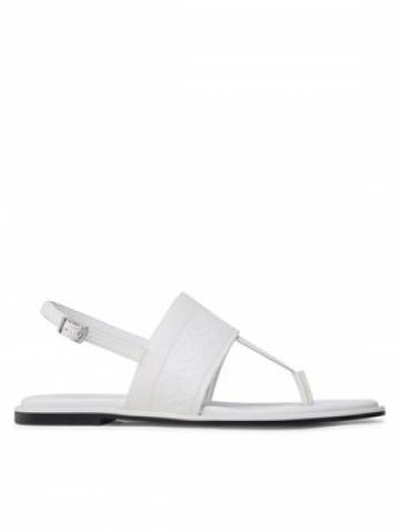 Calvin Klein Босоніжки Almond Tp Sandal HW0HW01536 Écru Calvin Klein Босоніжки Almond Tp Sandal HW0HW01536 Écru