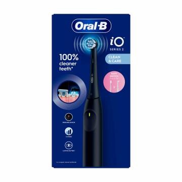 Электрическая зубная щетка Oral-B iO Series 2 Clean & Care Ультрачерная, 1 шт Электрическая зубная щетка Oral-B iO Series 2 Clean & Care Ультрачерная, 1 шт