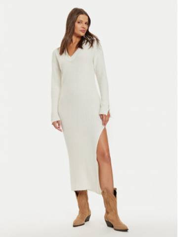 Liu Jo Трикотажна сукня WF4532 MA57P Écru Regular Fit Liu Jo Трикотажна сукня WF4532 MA57P Écru Regular Fit