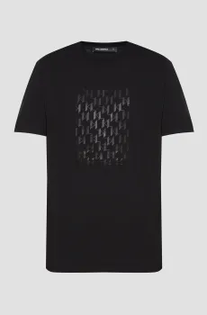 Мужская черная футболка Черный L Karl Lagerfeld 553235.755037;990