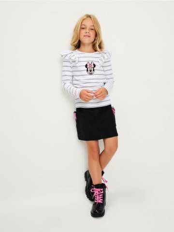 Спідниця з еластичним поясом Minnie Mouse - чорний Спідниця з еластичним поясом Minnie Mouse - чорний