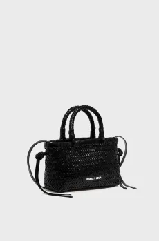 Женская черная кожаная сумка Черный ONESIZE Bimba Y Lola 251BBFJ7H.10000