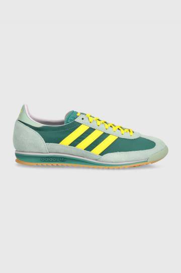 adidas Originals SL72 OG кроссовки цвет зелёный JH7391 adidas Originals SL72 OG кроссовки цвет зелёный JH7391