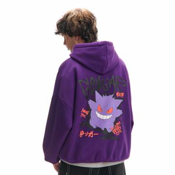 Cropp - Худі з принтом Pokémon - червонувато-ліловий Cropp - Худі з принтом Pokémon - червонувато-ліловий