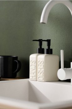 Набір кухонних дозаторів для мийних засобів 2 pack - білий