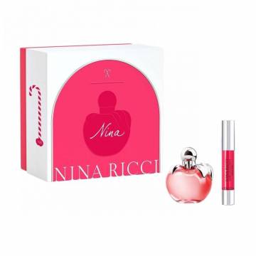 Парфюмированный набор женский Nina Ricci Nina Set (туалетная вода, 50 мл + помада для губ, 2.5 г) Парфюмированный набор женский Nina Ricci Nina Set (туалетная вода, 50 мл + помада для губ, 2.5 г)