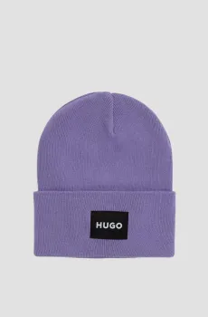 Женская сиреневая шапка Сиреневый ONESIZE HUGO 50521405;549