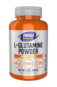 L-Глютамин NOW foods L-Glutamine Powder в порошке, 170 г