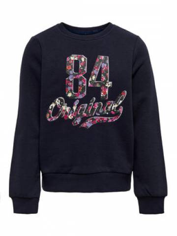 Kids ONLY Світшот Lena 15271439 Cиній Regular Fit Kids ONLY Світшот Lena 15271439 Cиній Regular Fit