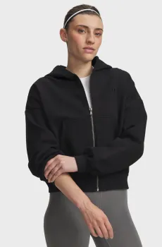 Женское черное худи Icon Fleece FZ Черный M Under Armour 6013545-008