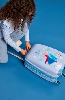 Валіза Frozen - блакитний