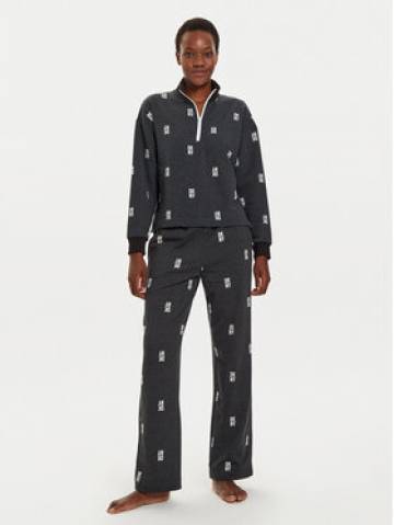 DKNY Спортивний костюм YI90018 Чорний Regular Fit DKNY Спортивний костюм YI90018 Чорний Regular Fit