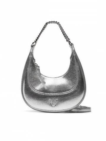 PINKO Сумка Brioche Hobo Mini AI 24-25 PLTT 101433 A204 Срібний PINKO Сумка Brioche Hobo Mini AI 24-25 PLTT 101433 A204 Срібний