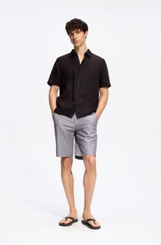 Reserved - Шорти carrot fit - темно коричневий - 9432N-89M