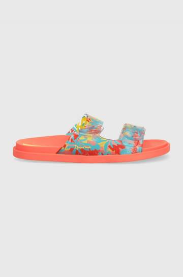 Детские шлепанцы Ipanema FOLLOW PRINT цвет оранжевый Детские шлепанцы Ipanema FOLLOW PRINT цвет оранжевый