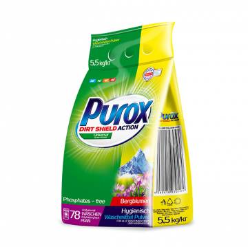 Стиральный порошок Purox Universal, 78 стирок, 5.5 кг Стиральный порошок Purox Universal, 78 стирок, 5.5 кг