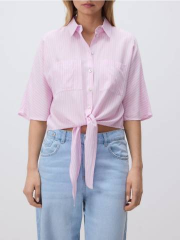 Reserved - LADIES` SHIRT - рожевий - VL623-30X Reserved - LADIES` SHIRT - рожевий - VL623-30X