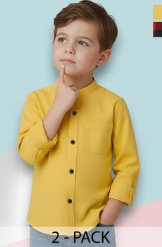 KIDGARB Boys Buffalo Checks Checked Casual Shirt