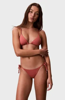 Женский коралловый лиф от купальника TRIANGLE Коралловый S Calvin Klein LV00Q62697
