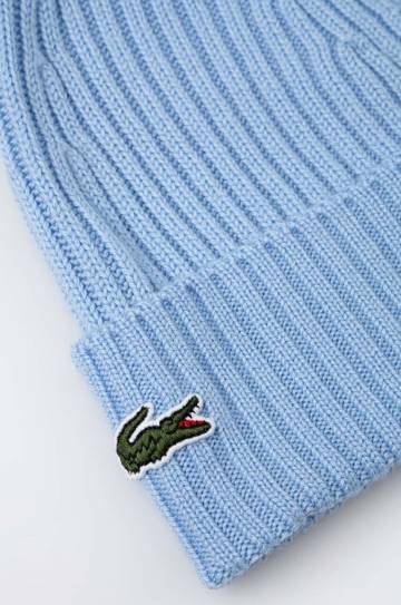 Шерстяная шапка Lacoste шерсть