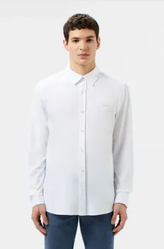 Мужская белая рубашка Белый 45 Lacoste CH0530001