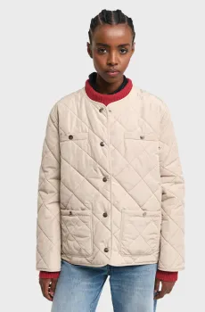 Женская бежевая куртка Бежевый S Gant 4700360