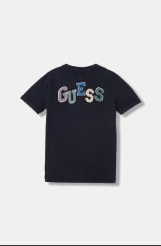Детское хлопковое поло Guess