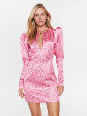 ROTATE Коктейльна сукня Satin Mini Cutout 1001042763 Рожевий Regular Fit ROTATE Коктейльна сукня Satin Mini Cutout 1001042763 Рожевий Regular Fit